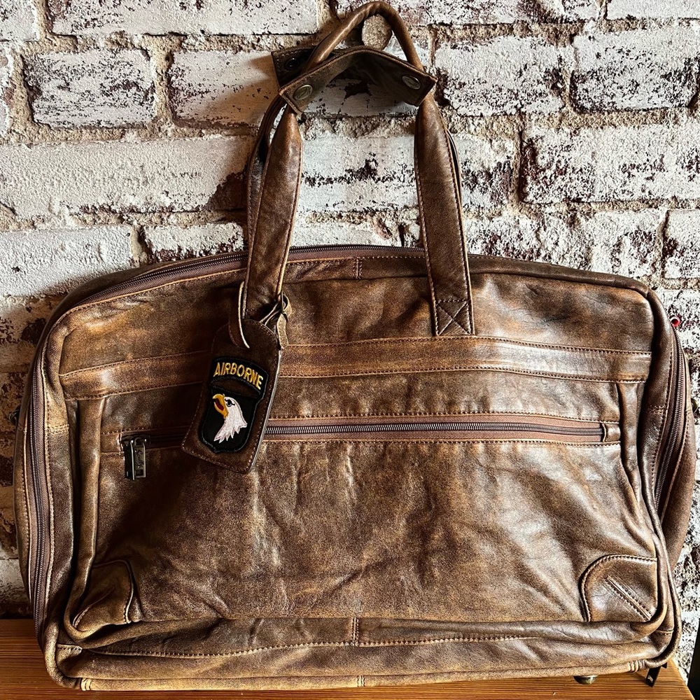 Duffle Bag, Aero Squadron Leather